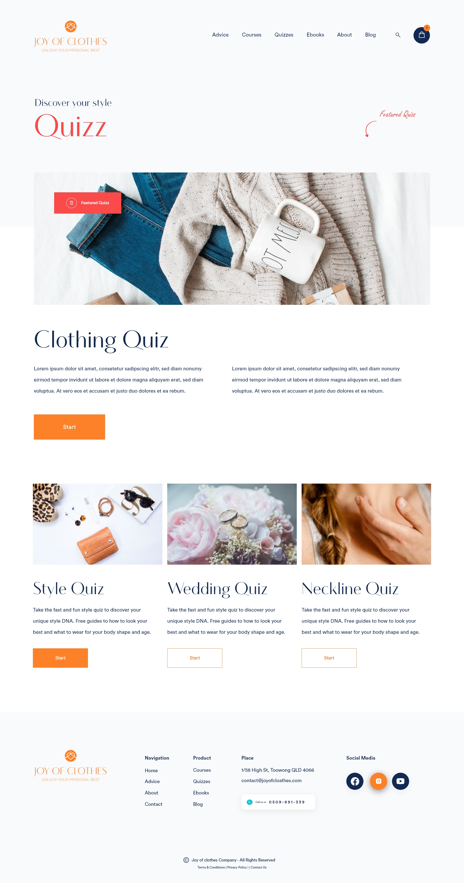 Web Design by weekidesigner for Joy of Clothes (JOC Business Ltd) | Design #25683658
