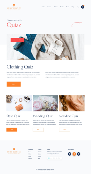 Web Design by weekidesigner for Joy of Clothes (JOC Business Ltd) | Design: #25683658