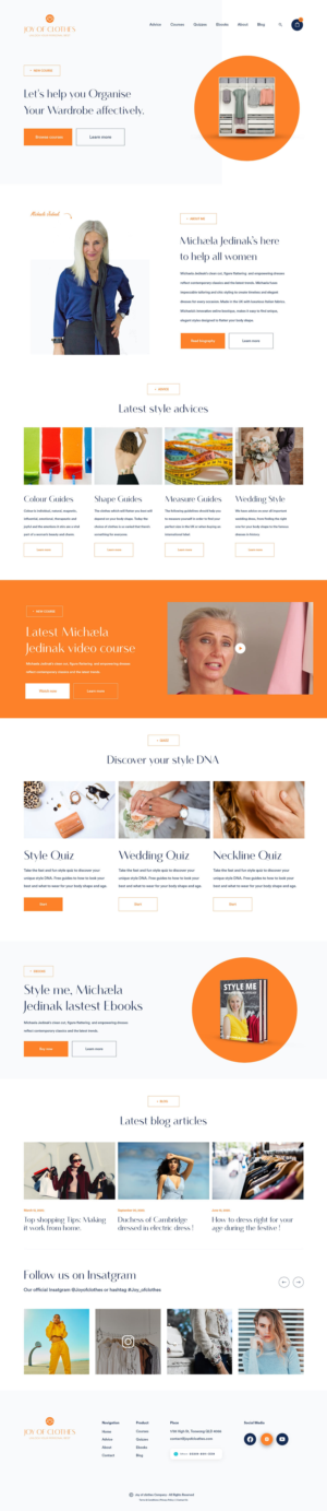 Web Design by weekidesigner for Joy of Clothes (JOC Business Ltd) | Design: #25683665