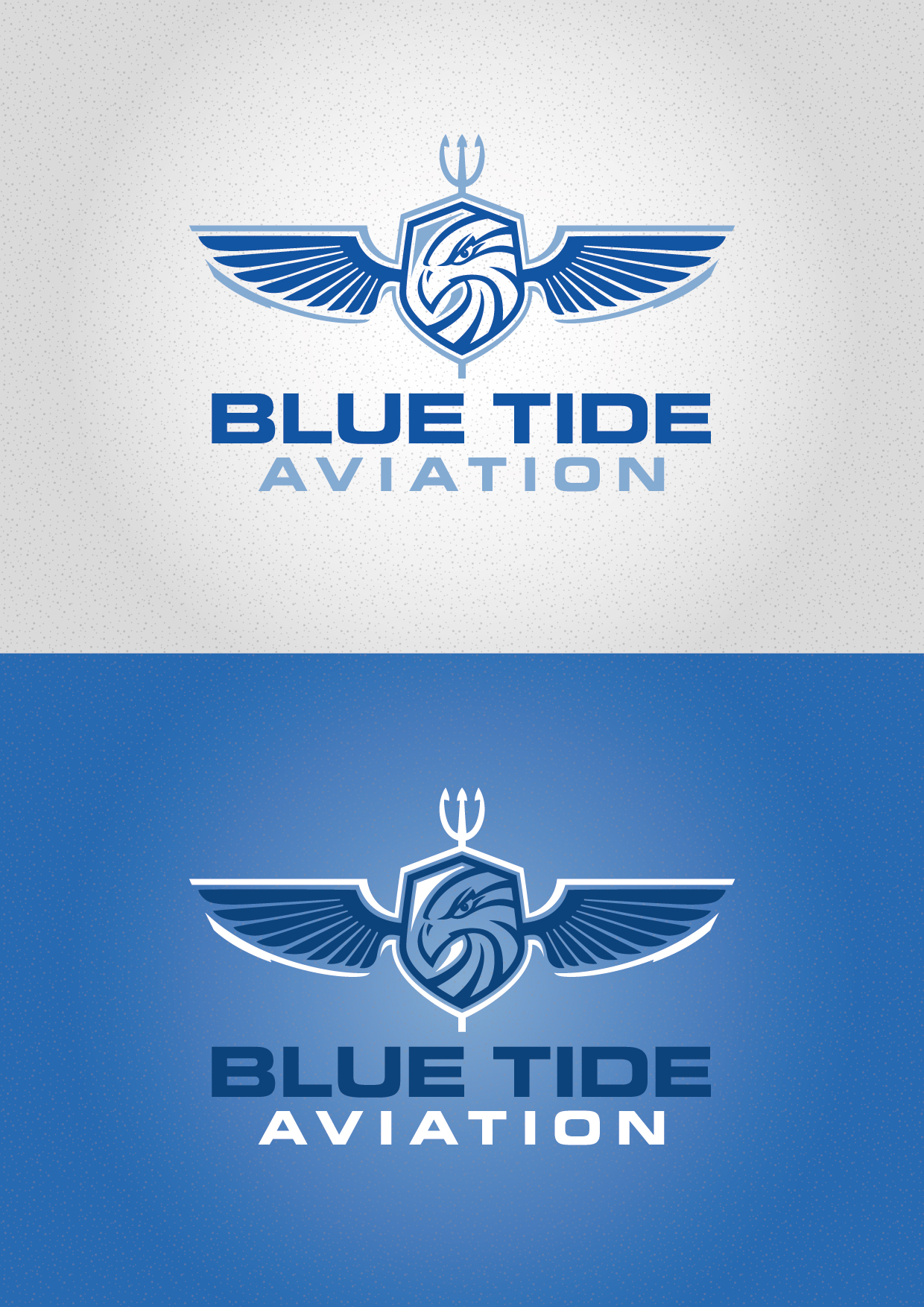 Logo Design by grrssn for Blue Tide Aviation | Design #25435458