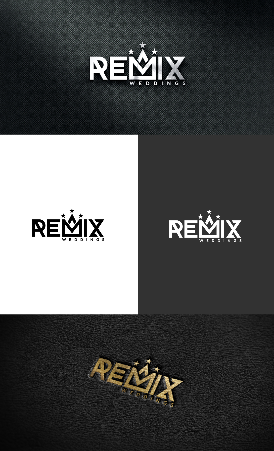 Logo Design by GLDesigns for Remix Weddings, LLC | Design #25433873
