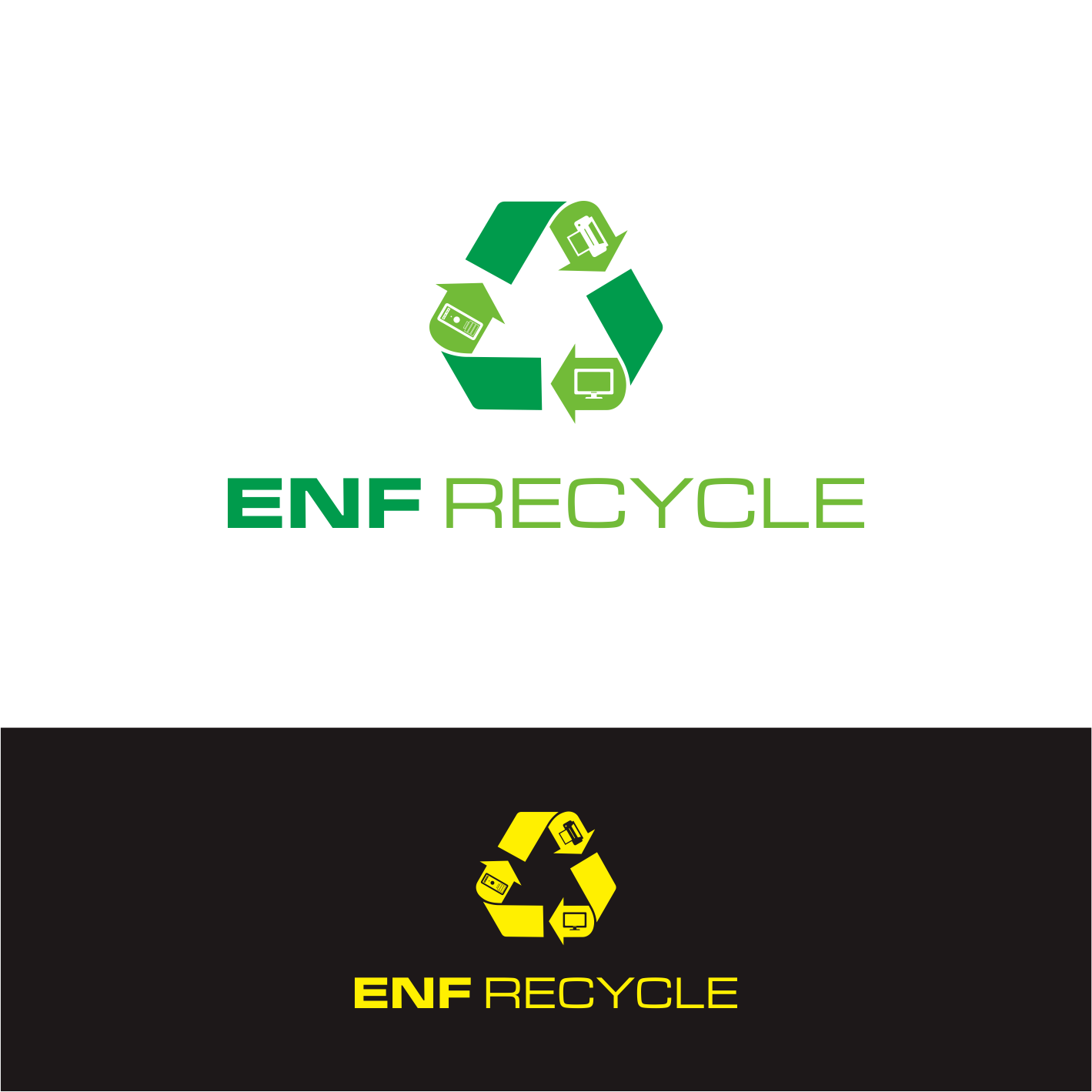 Logo Design by izzadesain for ENF Recycle | Design #25456512