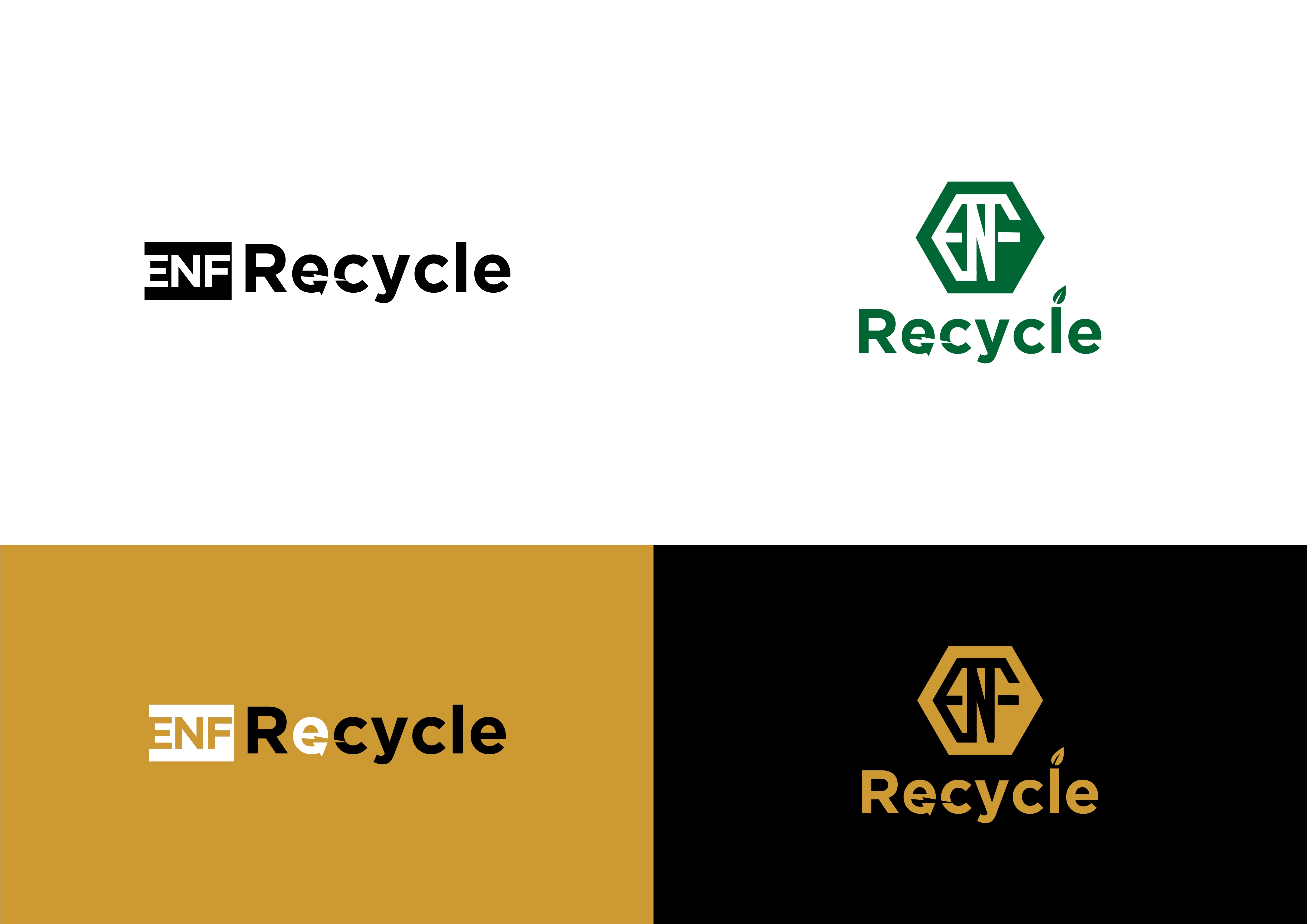 Logo Design by graphics1 for ENF Recycle | Design #25444108