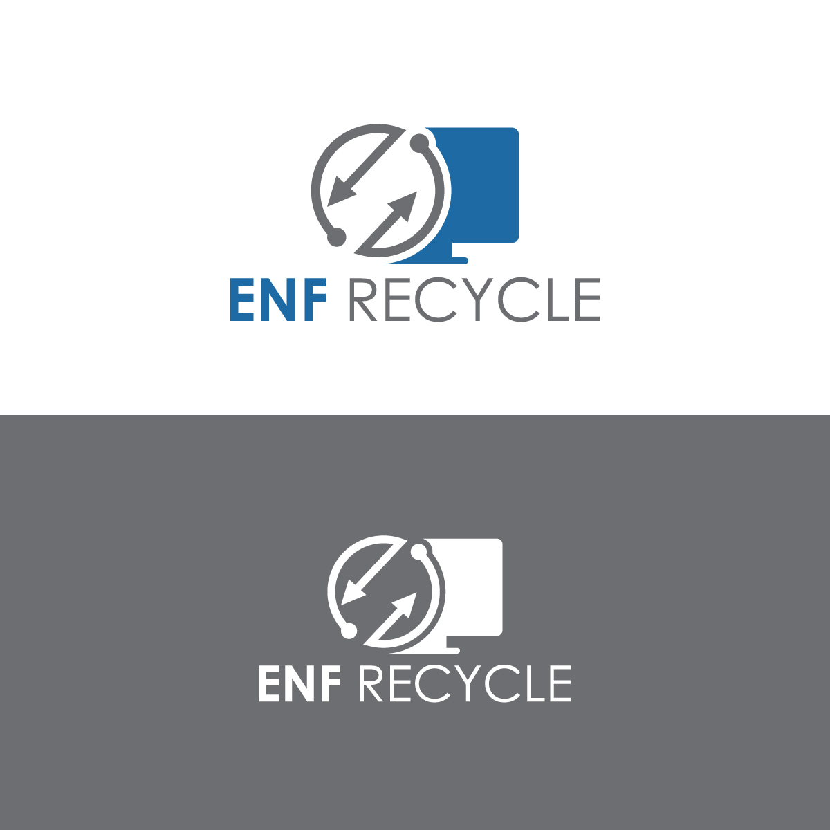 Logo Design by Graphic Bricks for ENF Recycle | Design #25438635