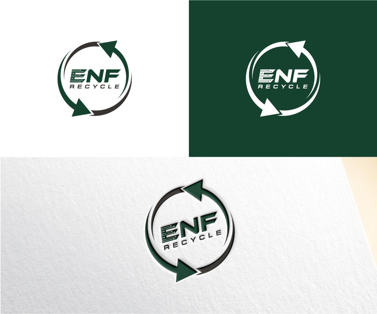 Logo Design by Hardwork for ENF Recycle | Design #25442606