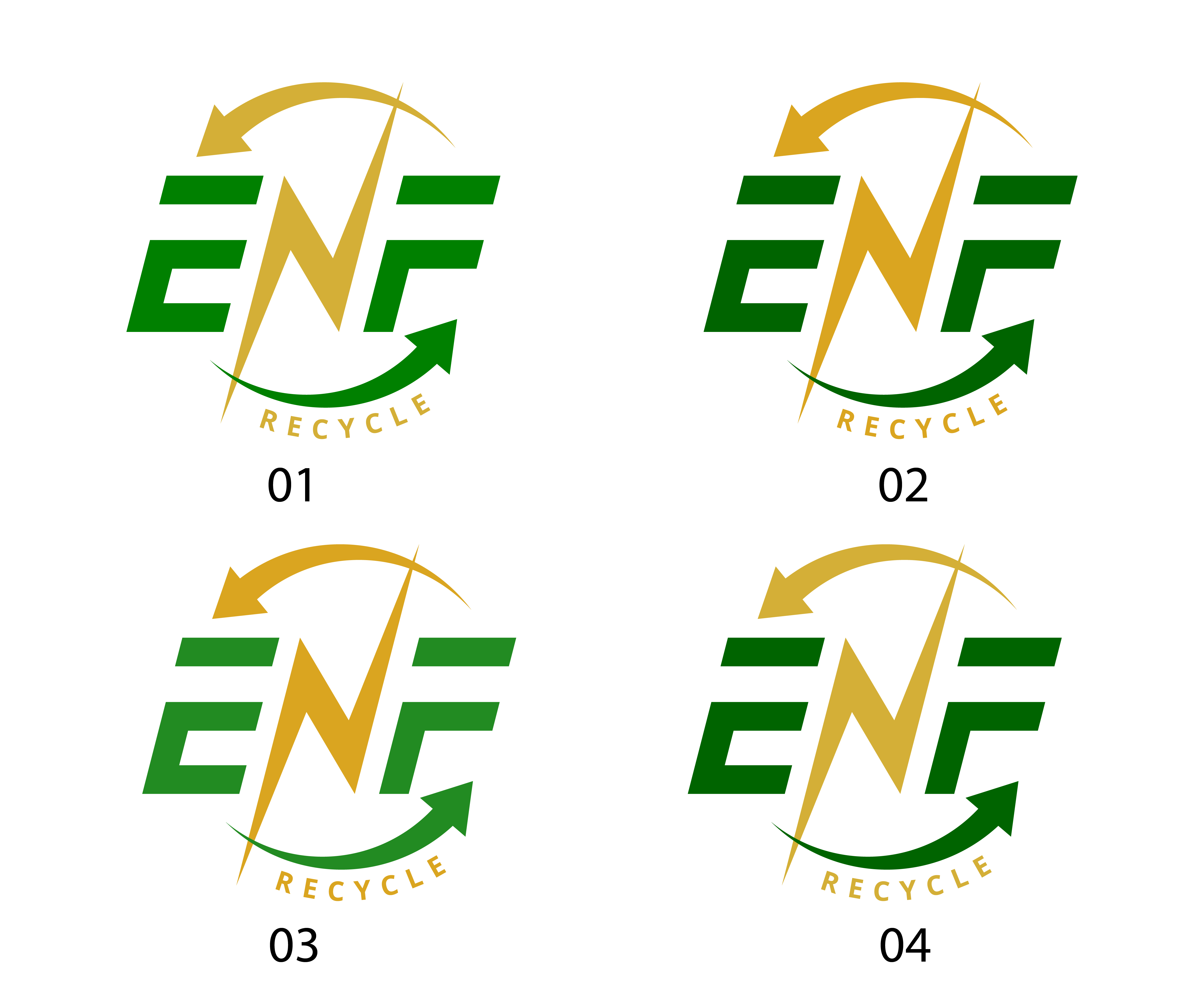 Logo Design by N M Designs for ENF Recycle | Design #25464225