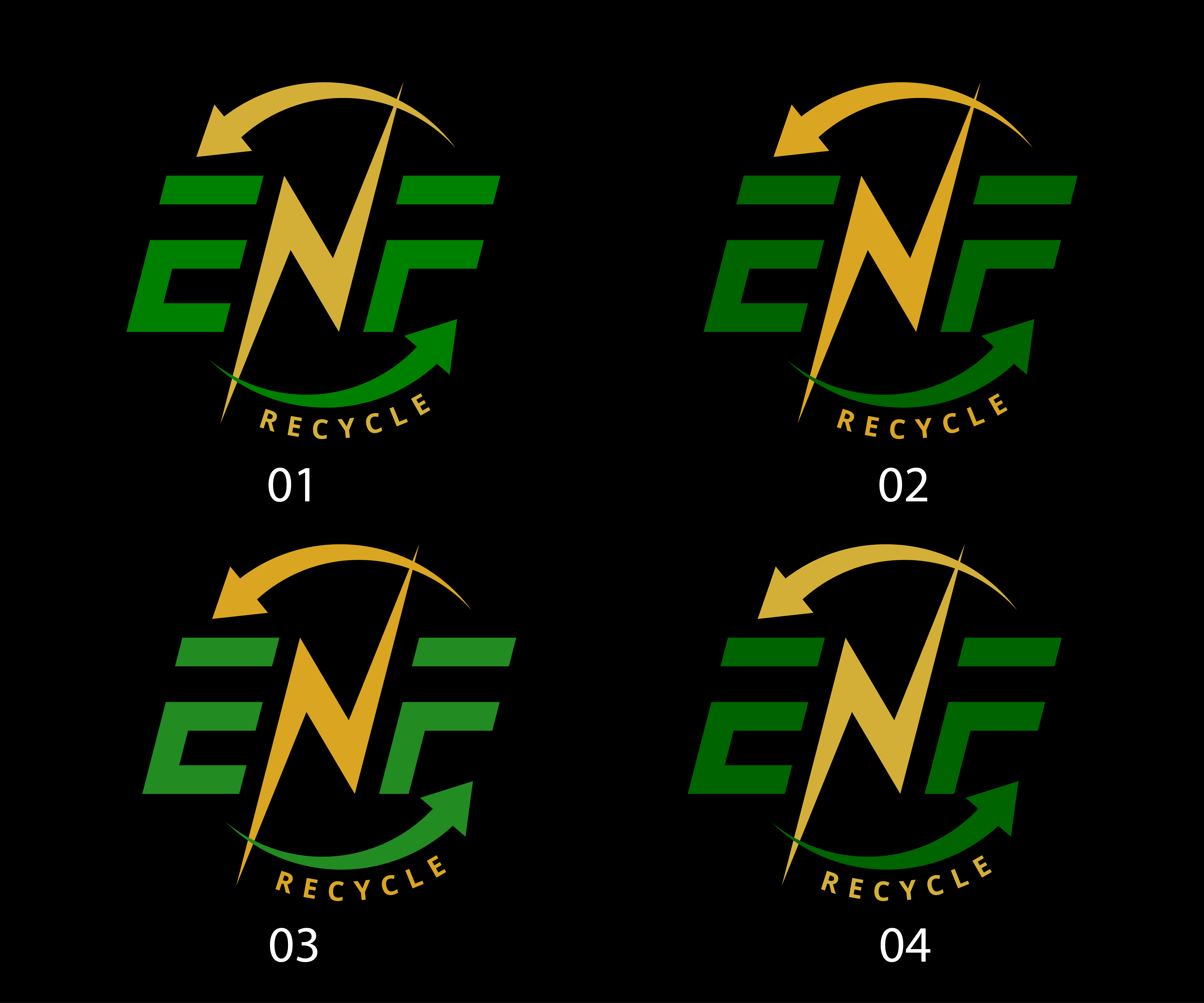 Logo Design by N M Designs for ENF Recycle | Design #25464246