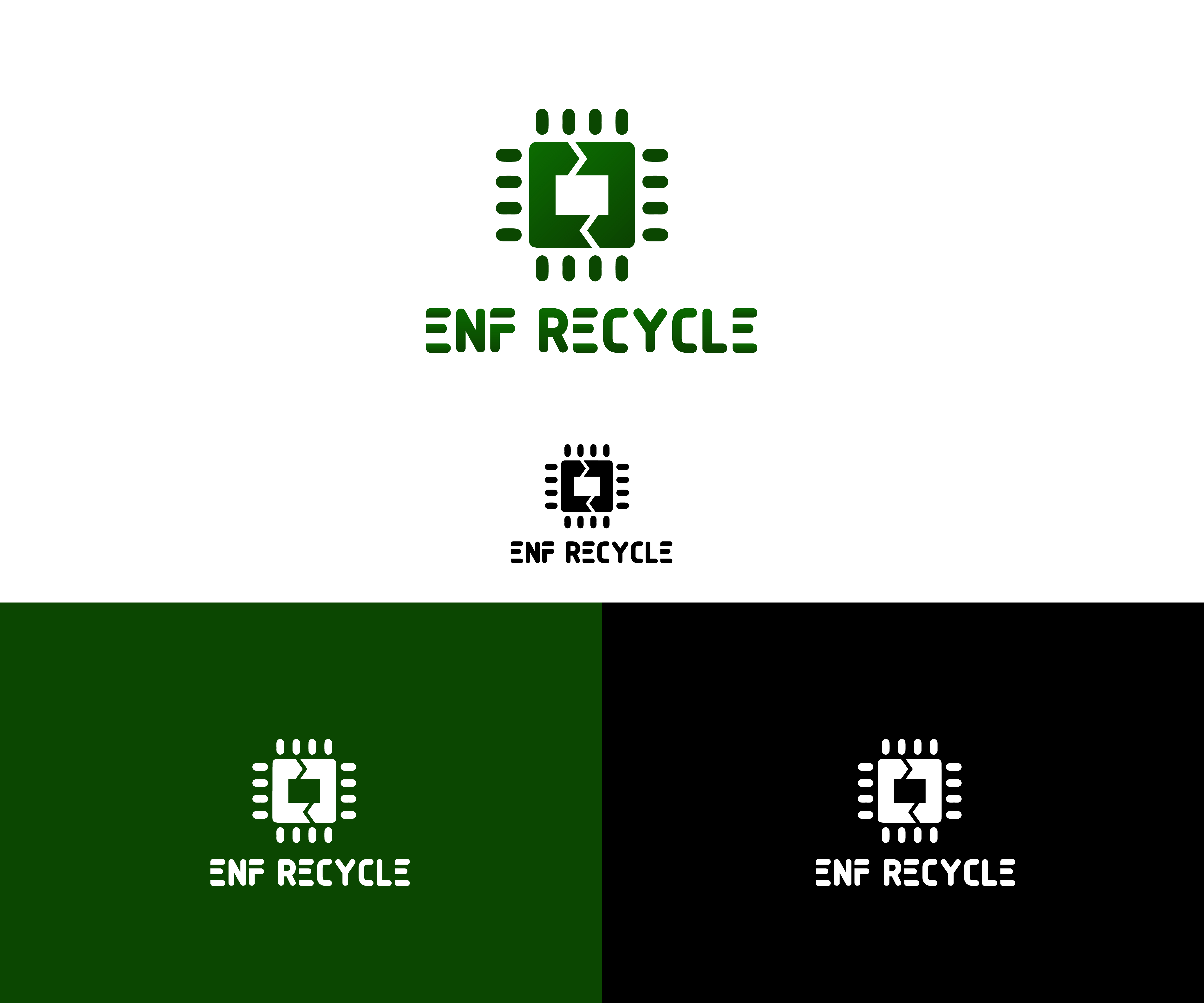 Logo Design by Nahom Shiferaw for ENF Recycle | Design #25444064