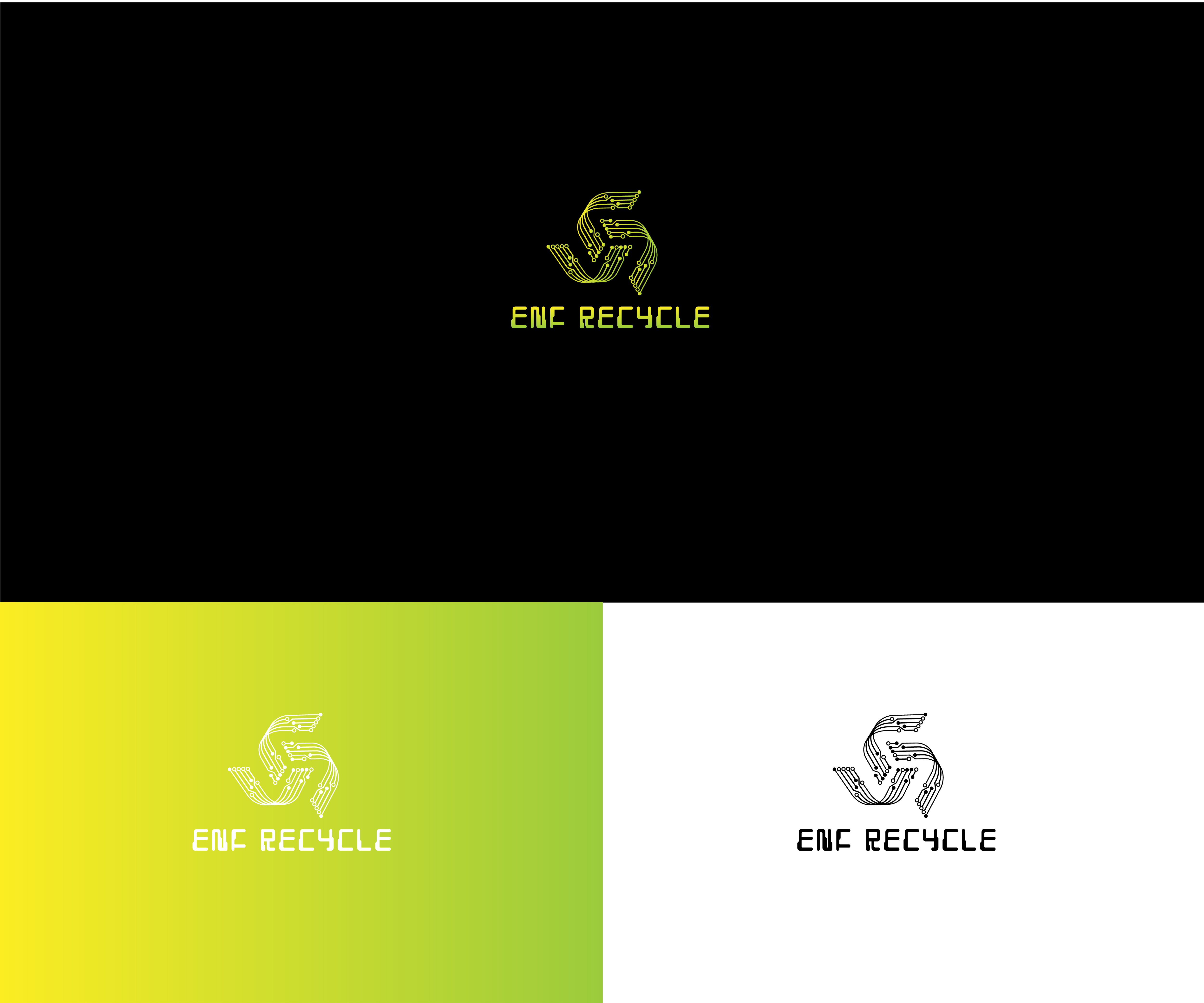 Logo Design by Nahom Shiferaw for ENF Recycle | Design #25455756