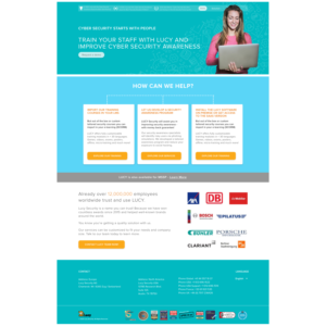 Web-Design von Cathy McClure für LUCY Security AG | Design: #25450015