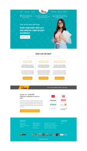 Web-Design von MAZY für LUCY Security AG | Design: #25444522