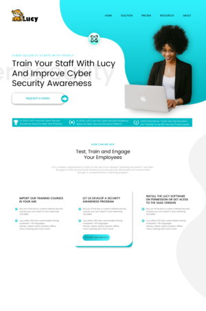 Diseño Web por Deli para LUCY Security AG | Diseño #25480448