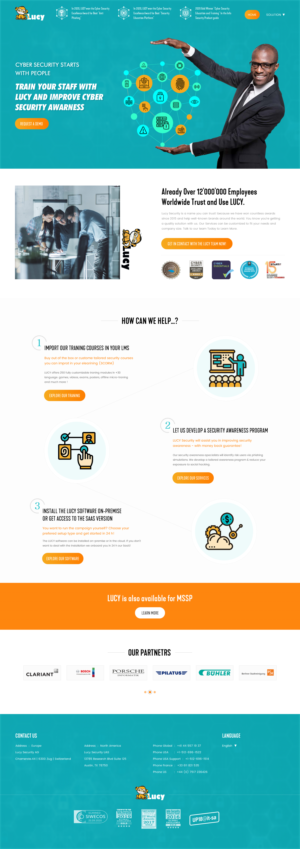 Diseño Web por rightway para LUCY Security AG | Diseño: #25478052