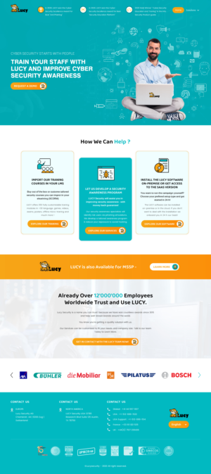 Web-Design von rightway für LUCY Security AG | Design: #25478053