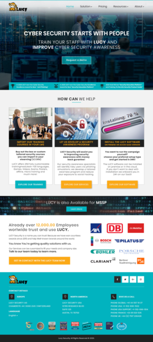 Web-Design von mrtasks für LUCY Security AG | Design: #25473262