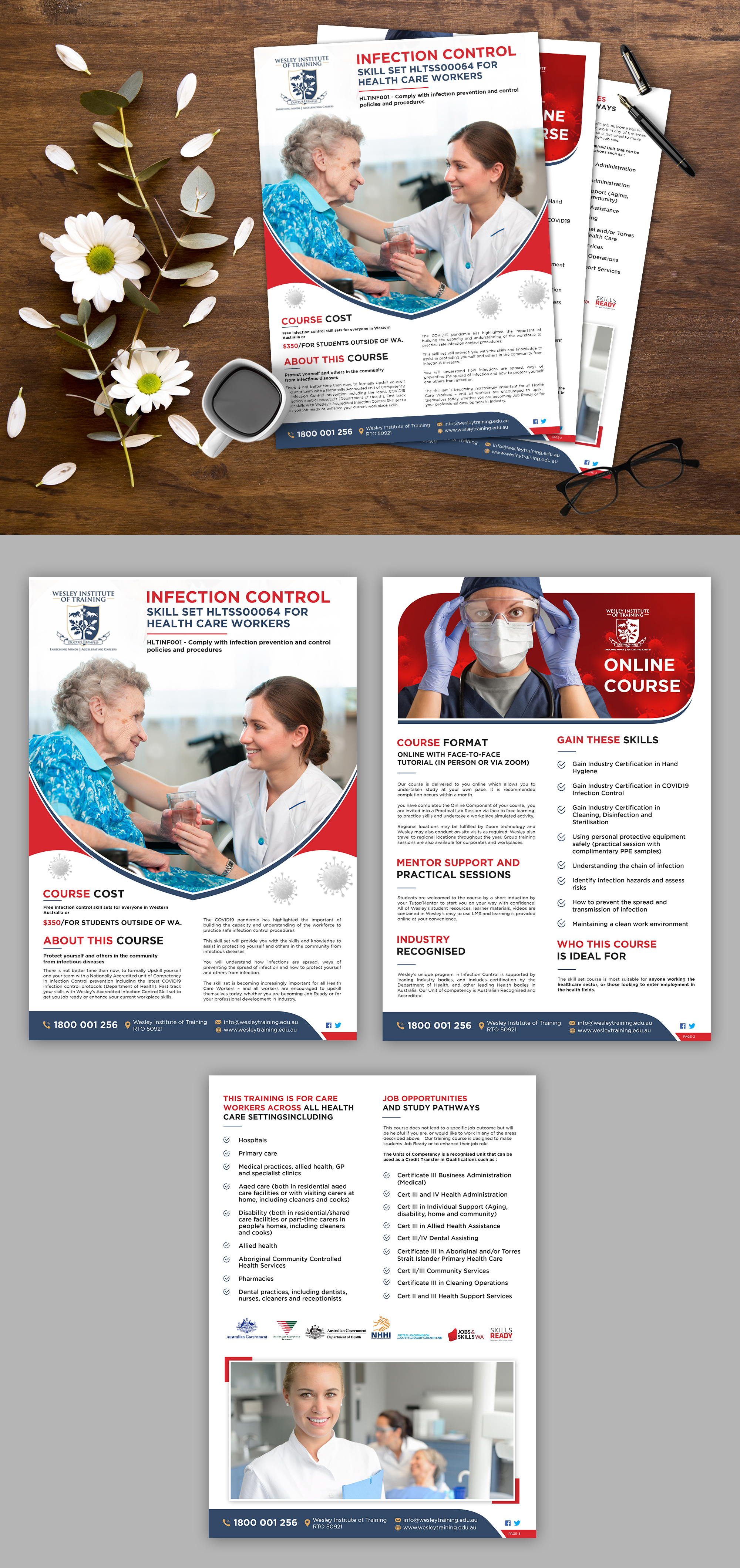 Flyer Design by debdesign for Wesley Health Management | Design #25446589