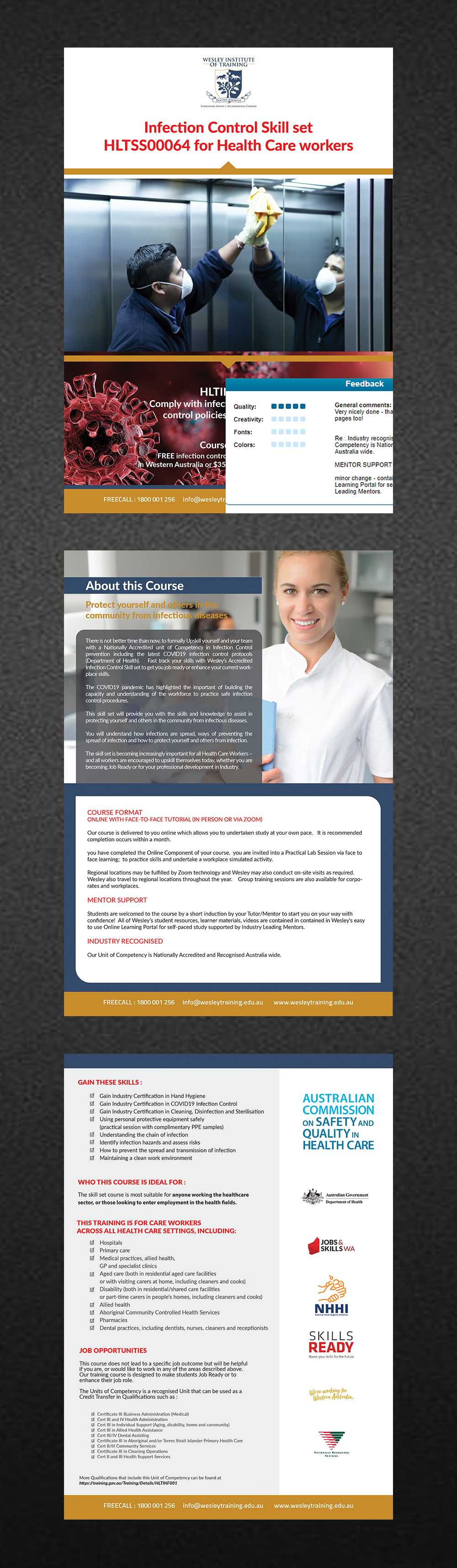 Design de Flyer par CDS Creative pour Wesley Health Management | Design #25439350