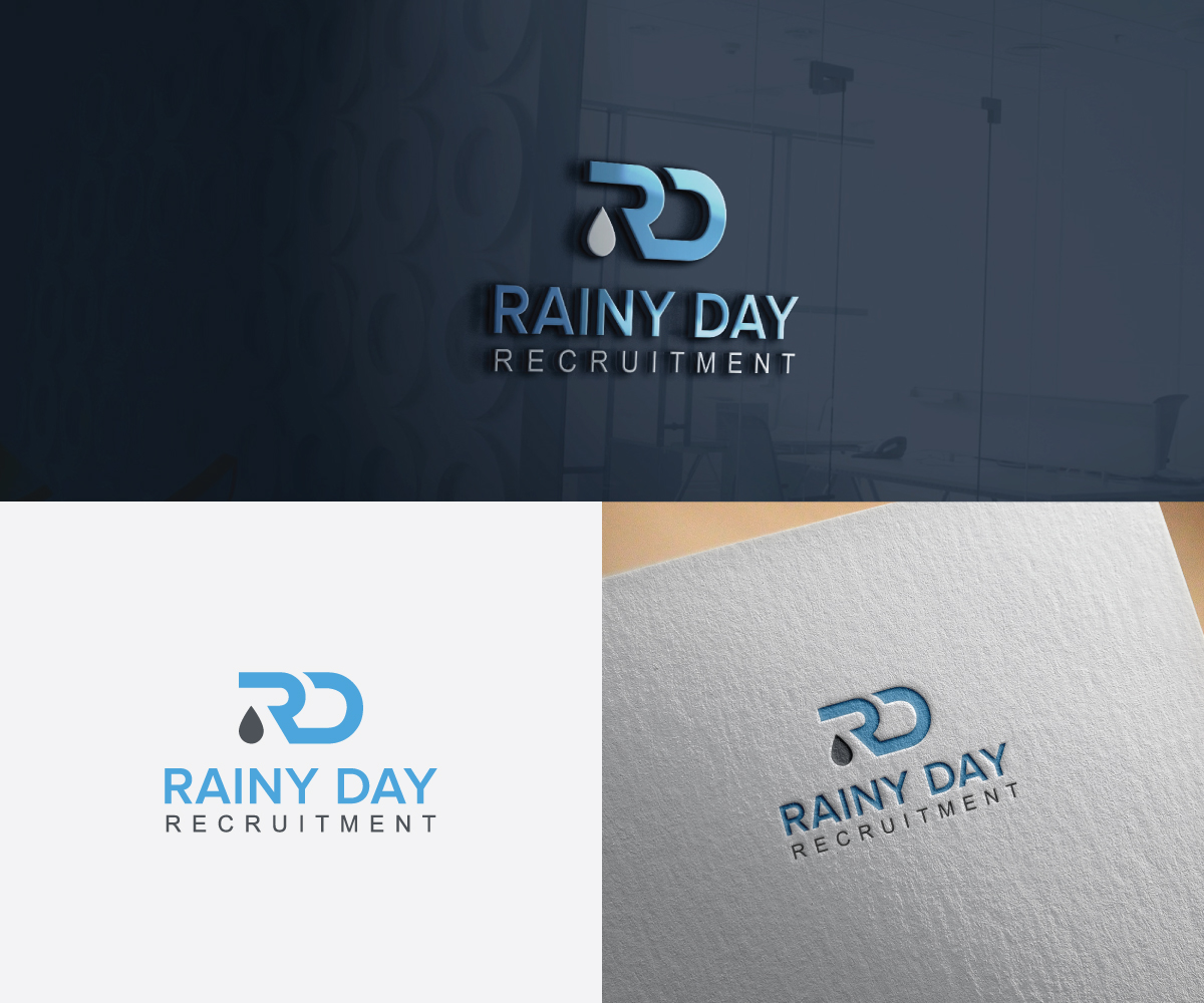 Logo Design by Mohammad Shahidul Islam for Rainy Day Recruitment | Design: #25484081