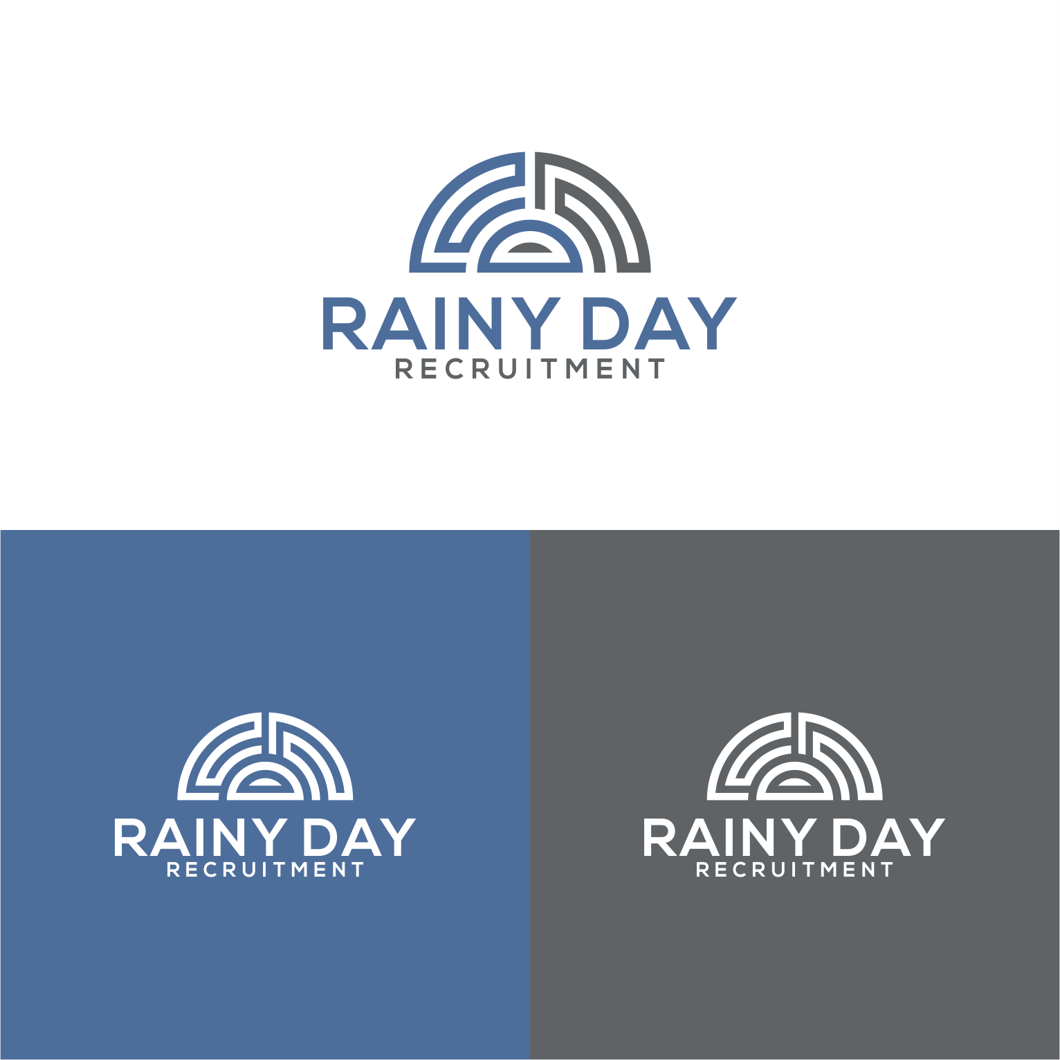 Logo Design by Trestan for Rainy Day Recruitment | Design #25439343