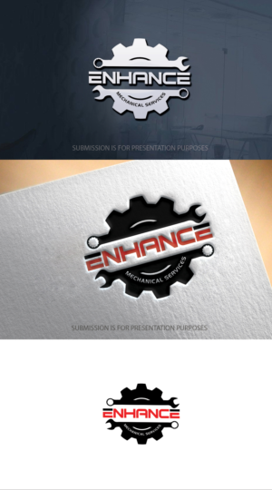 Logo Design by graphicevolution for Enhance Mechanical Services | Design: #25438654
