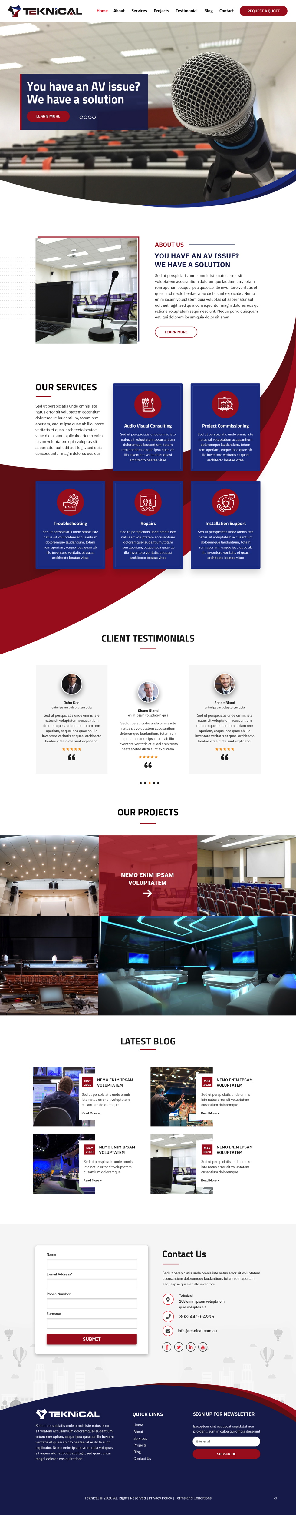 Web Design by pb for My Handy Andy | Design #25461140