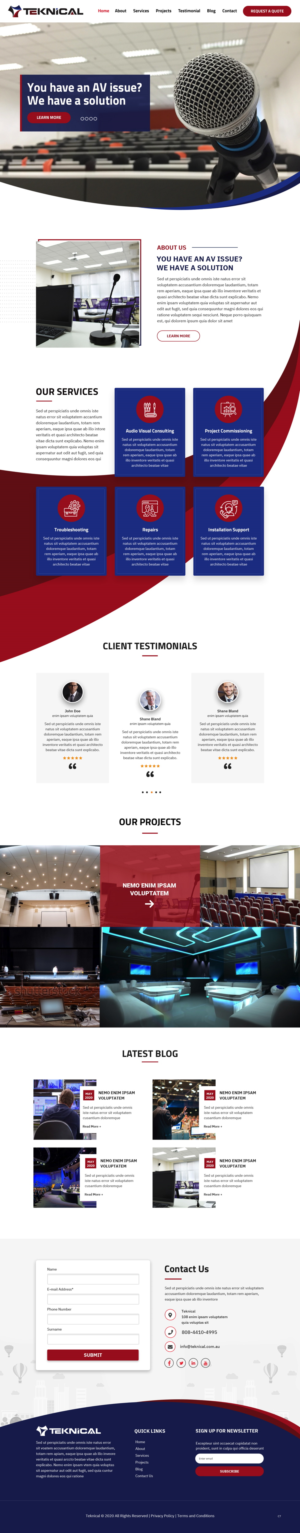 Web Design by pb for My Handy Andy | Design: #25461140