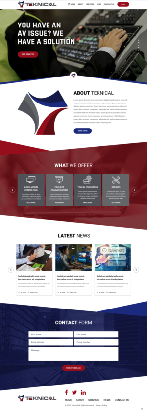 Web Design by pb for My Handy Andy | Design: #25461141