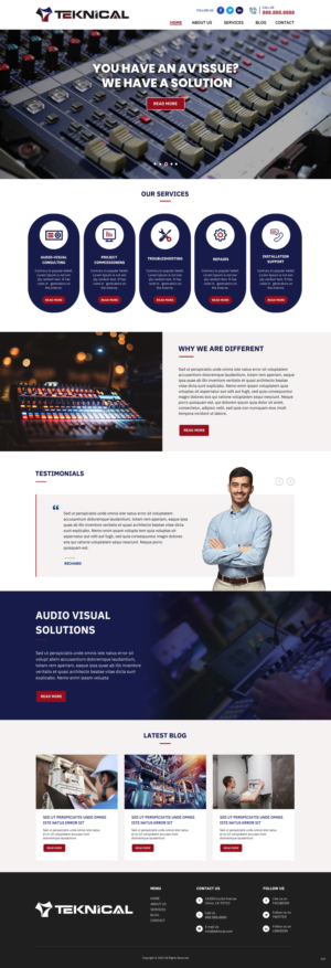 Web Design by pb for My Handy Andy | Design: #25461144