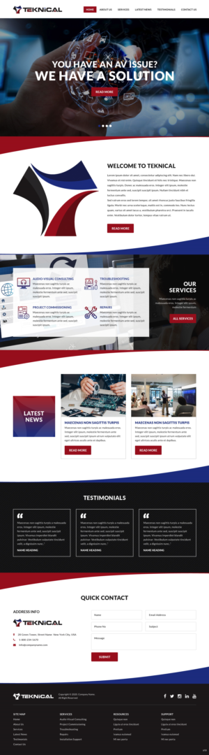 Web Design by pb for My Handy Andy | Design #25474076