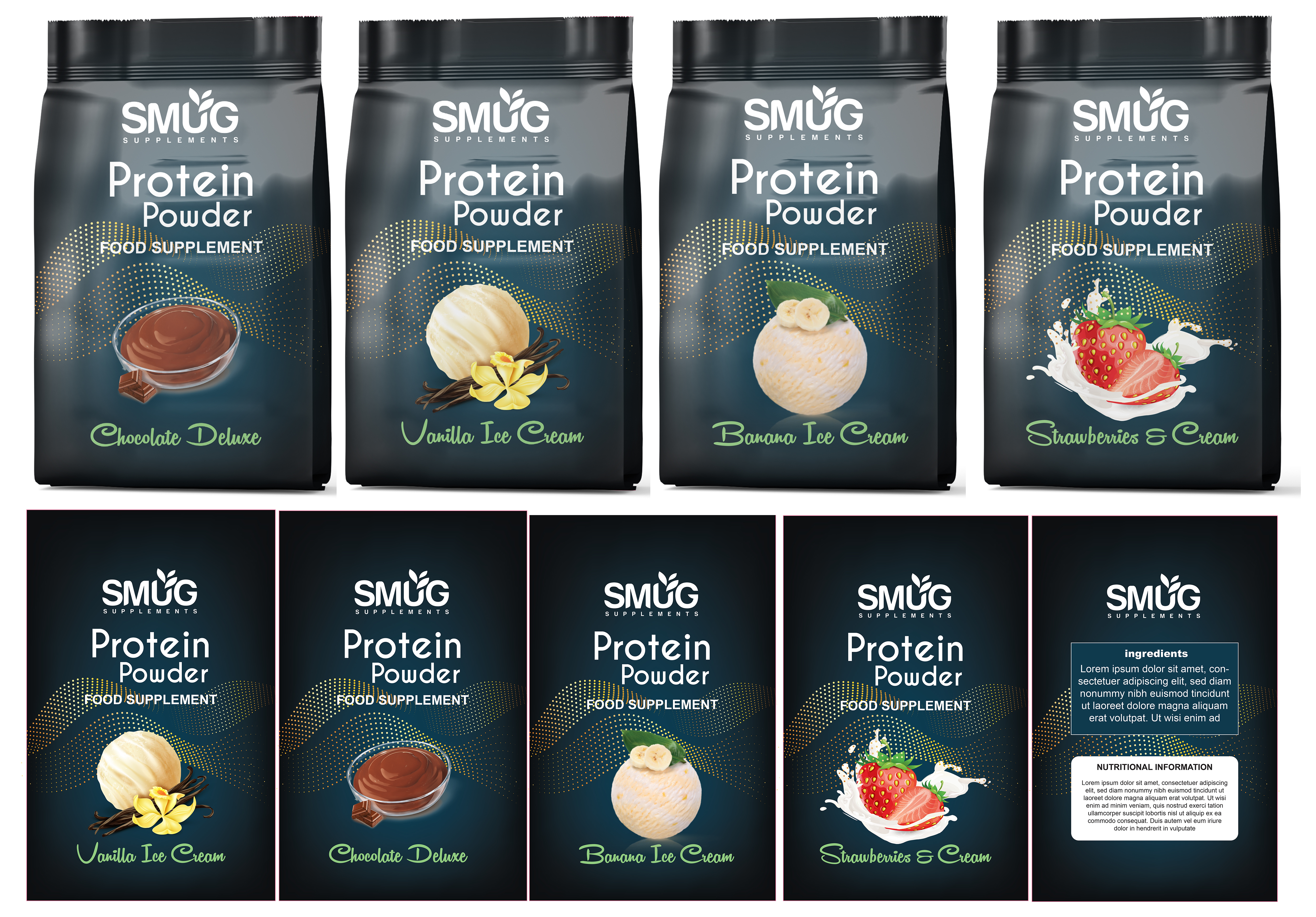 Diseño de Empaque por sohel 14 para Nutri VIP Limited | Diseño #25439682