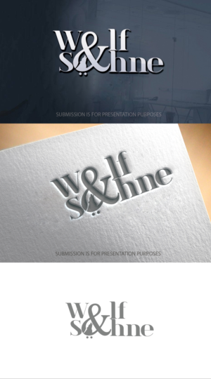 Wolf & Söhne // Wolf & Soehne | Design de Logo par graphicevolution