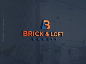 Brick and (or &) Loft Realty | Logo Design by Atvento Graphics