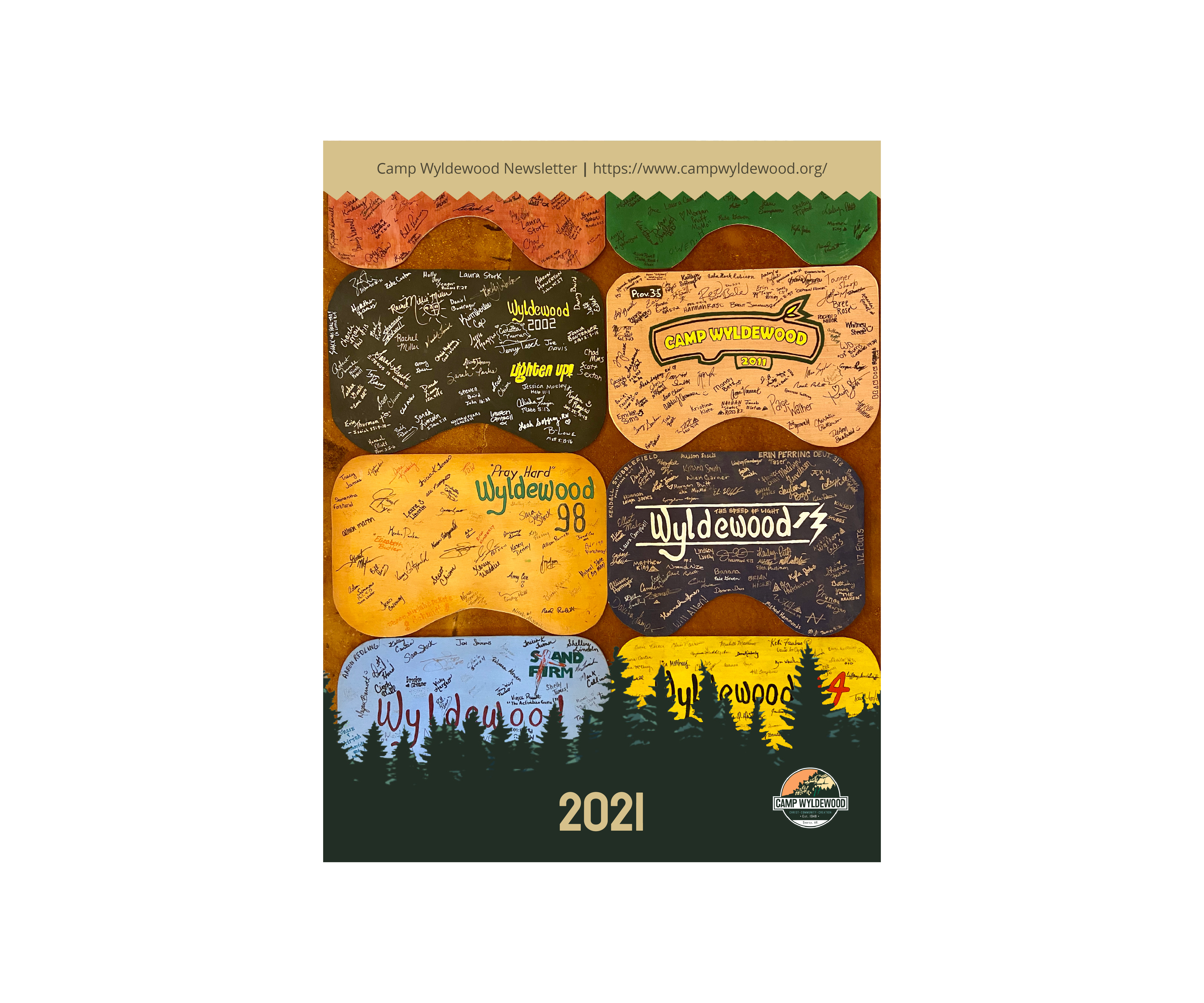 Magazin-Design von Nicole Jackie für Camp Wyldewood | Design #25476970