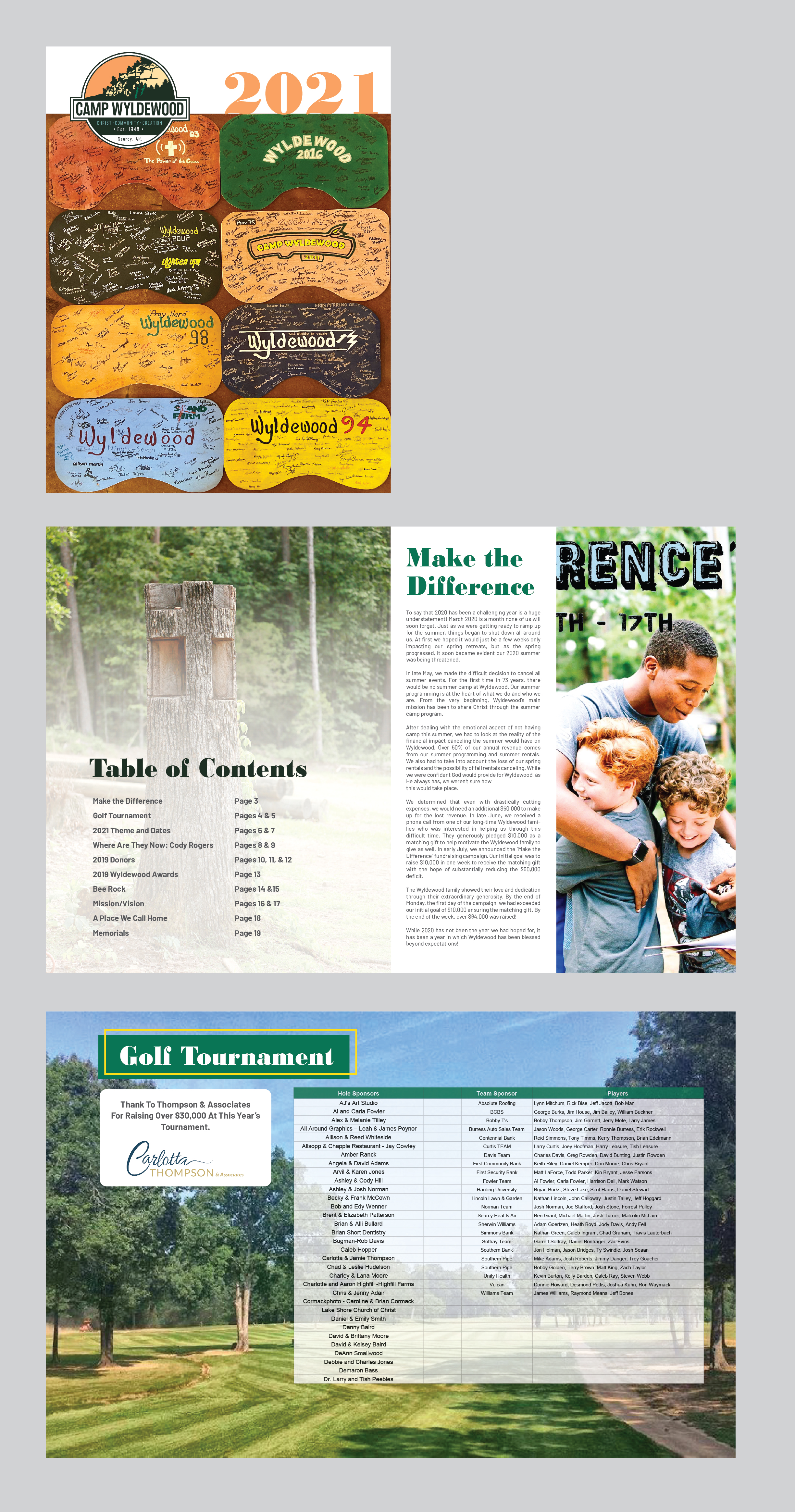 Magazine Design by Achiver for Camp Wyldewood | Design #25445322