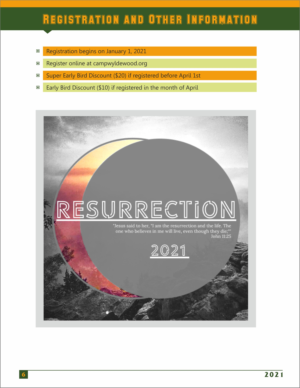 Magazine Design by DesignChhap for Camp Wyldewood | Design: #25454721