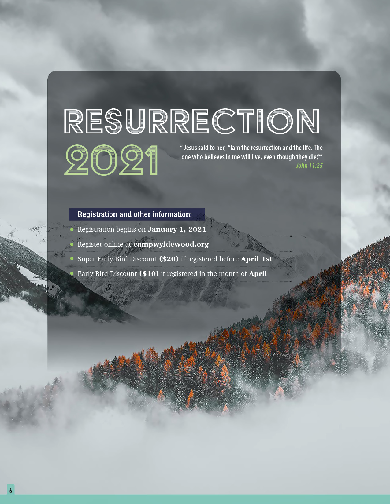 Magazine Design by Akhter Rasool for Camp Wyldewood | Design #25497400