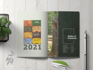 Magazine Design by Suren Amarathunga for Camp Wyldewood | Design #25467504