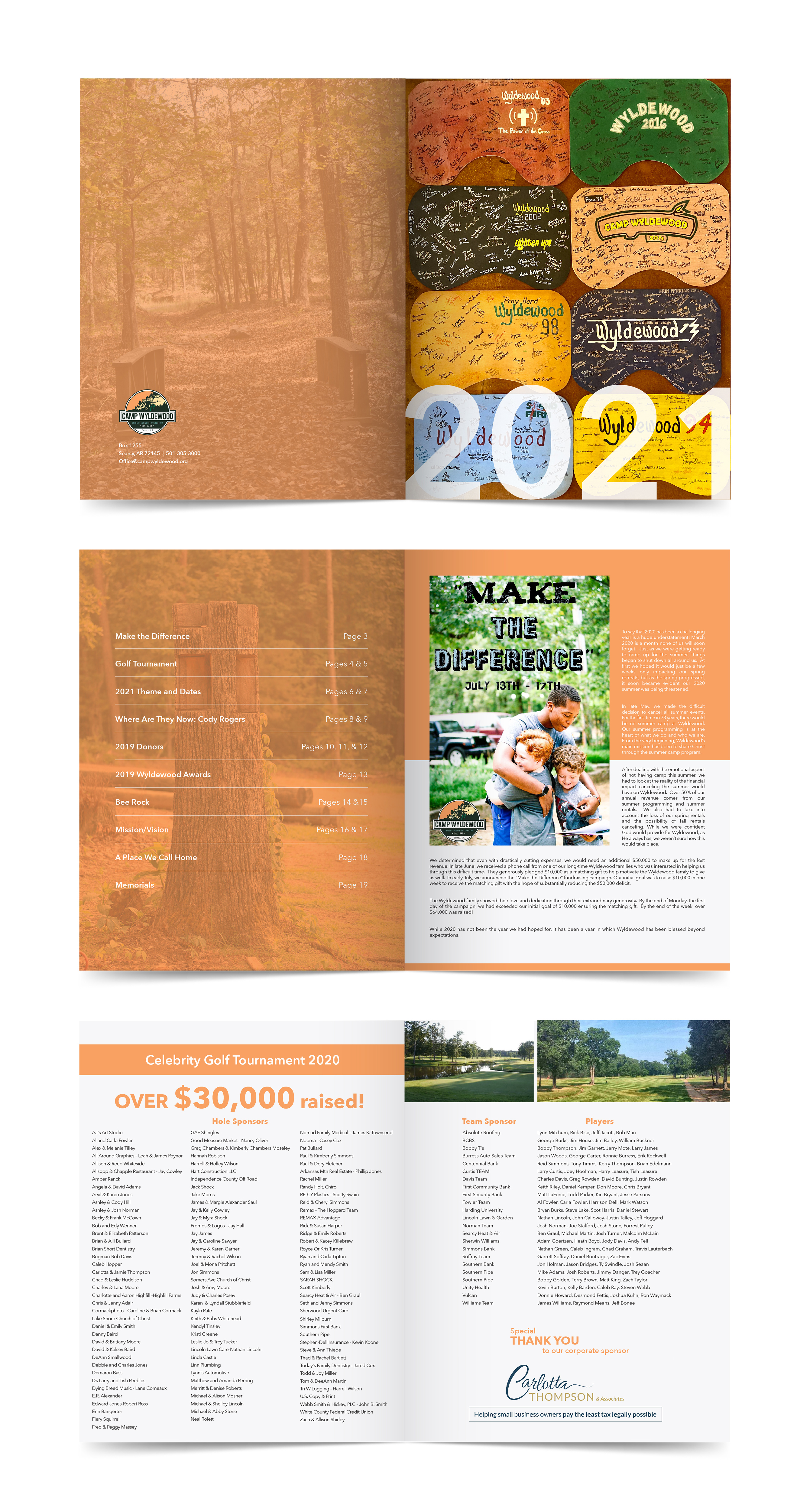 Magazine Design by Thai Nguyen for Camp Wyldewood | Design #25482260