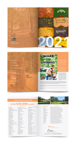 Magazine Design by Thai Nguyen for Camp Wyldewood | Design: #25482260