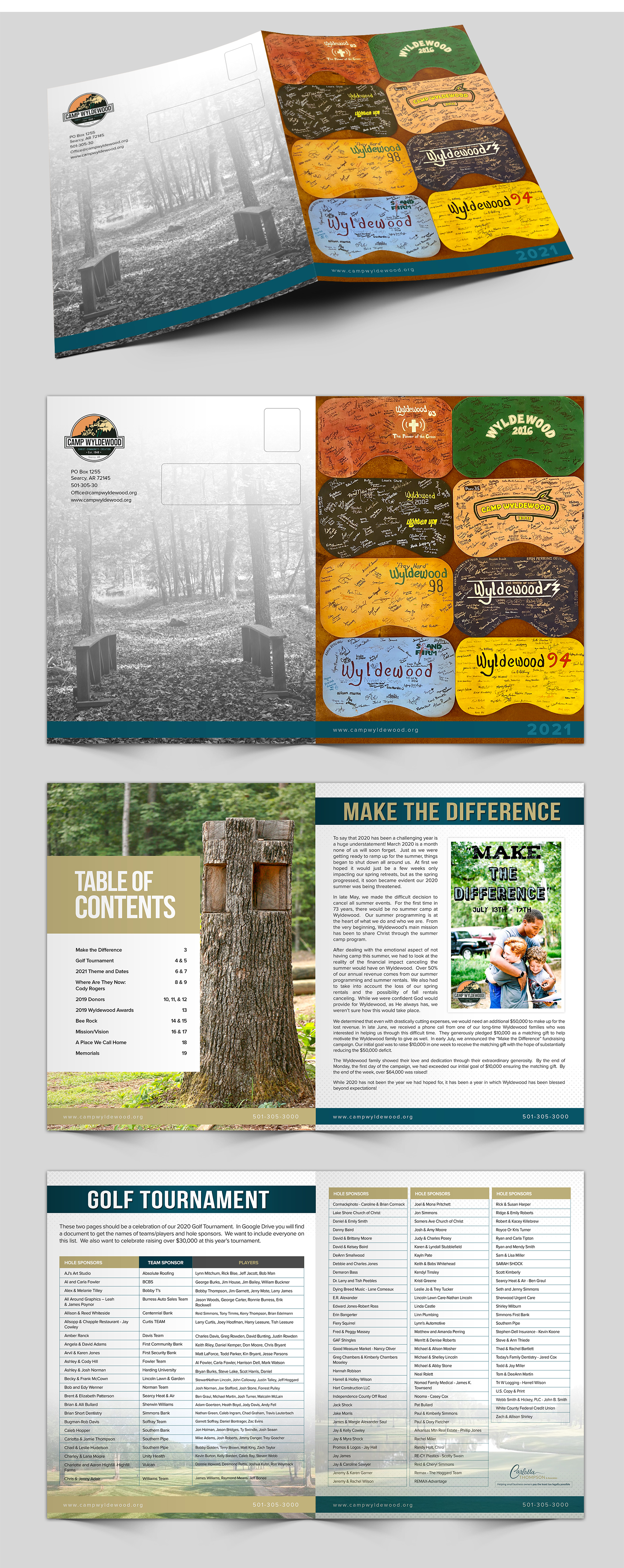 Magazine Design by SAI DESIGNS for Camp Wyldewood | Design #25465104