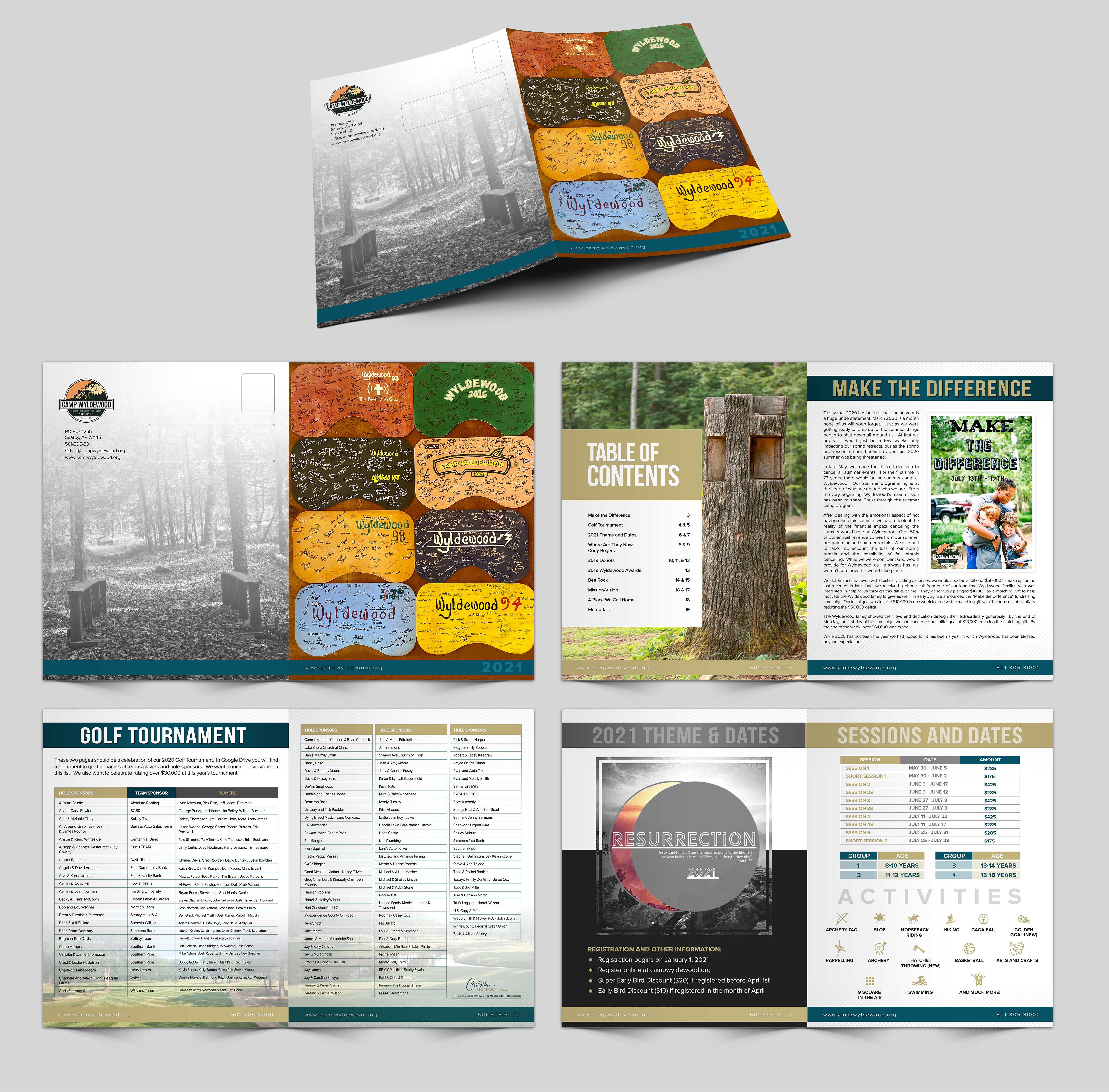 Magazine Design by SAI DESIGNS for Camp Wyldewood | Design #25538321