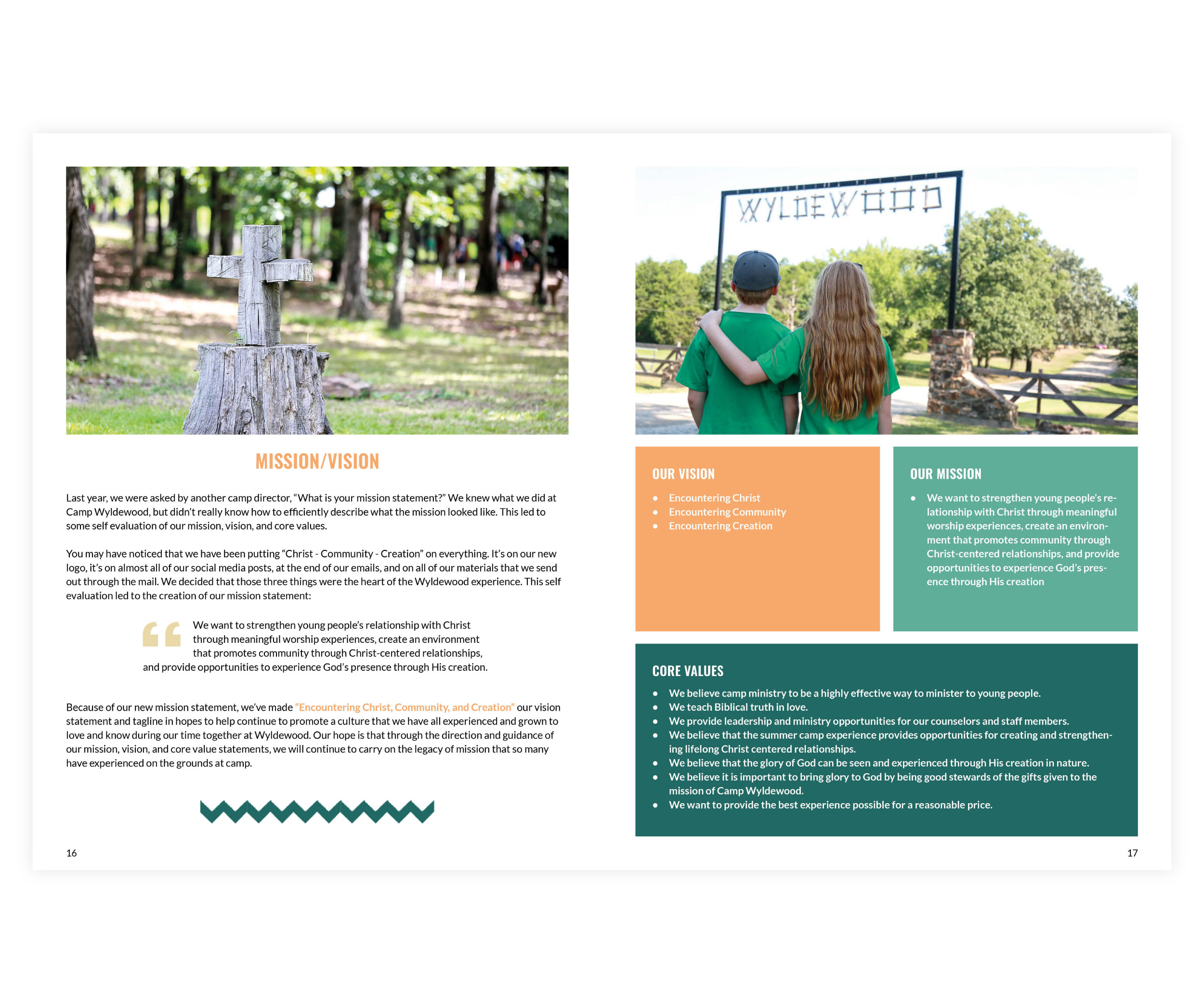 Magazine Design by yunta for Camp Wyldewood | Design #25472365