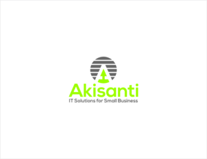 Akisanti + Tagline (IT Solutions for Small Business) | Diseño de Logo por BNdesigner