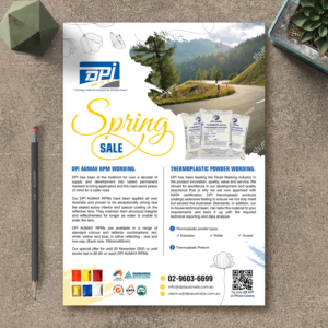 Spring Sale - Flyer - Road Pavement Markings | Flyer Design by aspiremedia