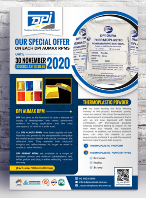Spring Sale - Flyer - Road Pavement Markings | Flyer Design by SAI DESIGNS