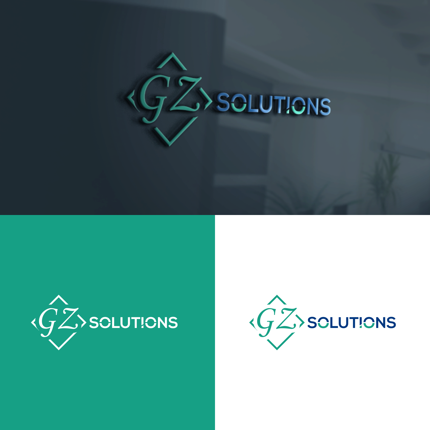 Diseño de Logo por manah bening para GZ Solutions | Diseño #25445493