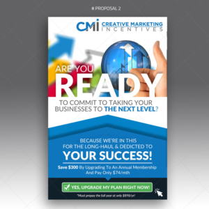 Upsell Vertical Banner Ad Design For B2B Marketing Agency Vertical 768px × 1180px IS THE SIZE | Banner-Design von DA.