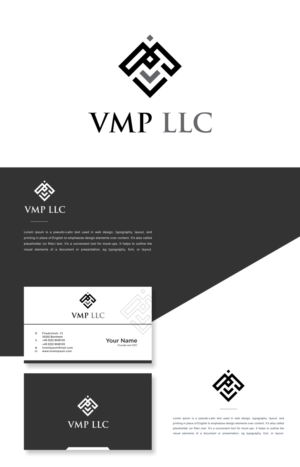 VMP LLC | Logo Design by fatiyadesign