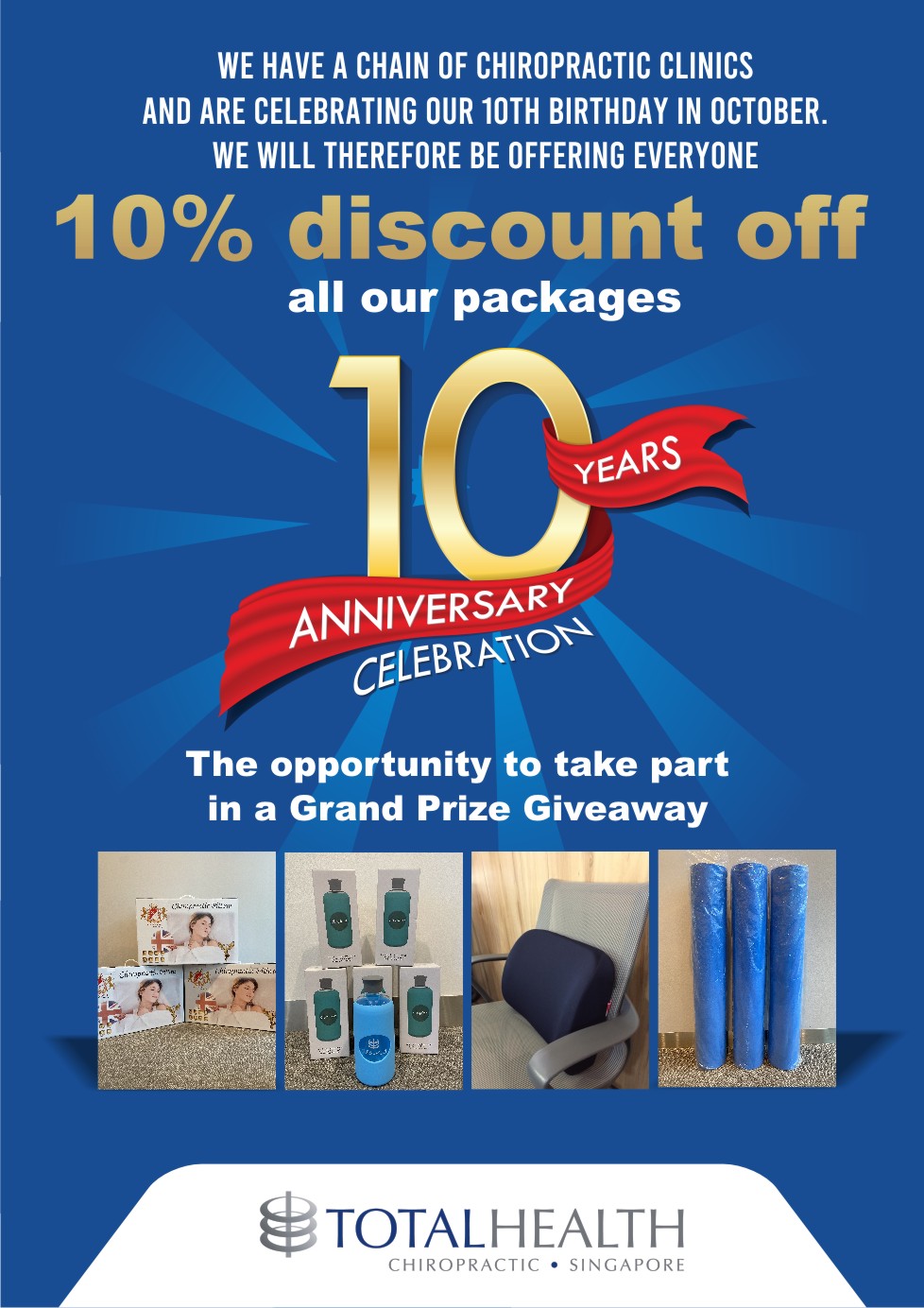 Poster Design by Falguni for Total Health Chiropractic Pte Ltd | Design #25470162