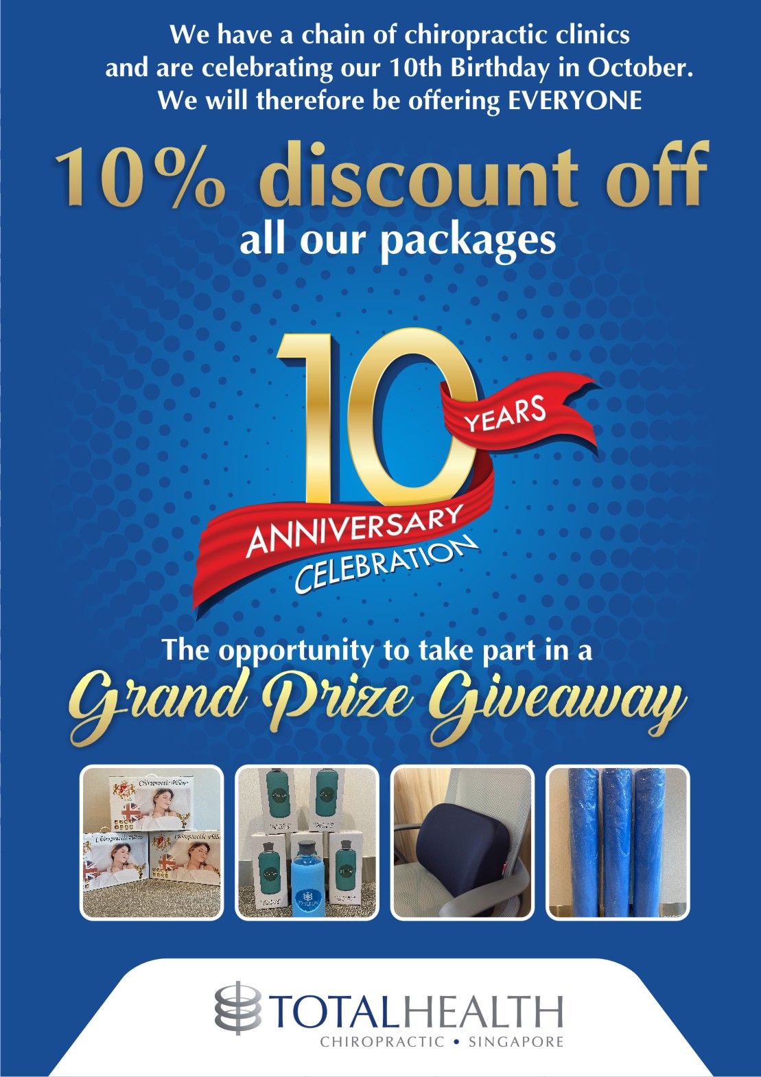 Poster Design by Falguni for Total Health Chiropractic Pte Ltd | Design #25471233